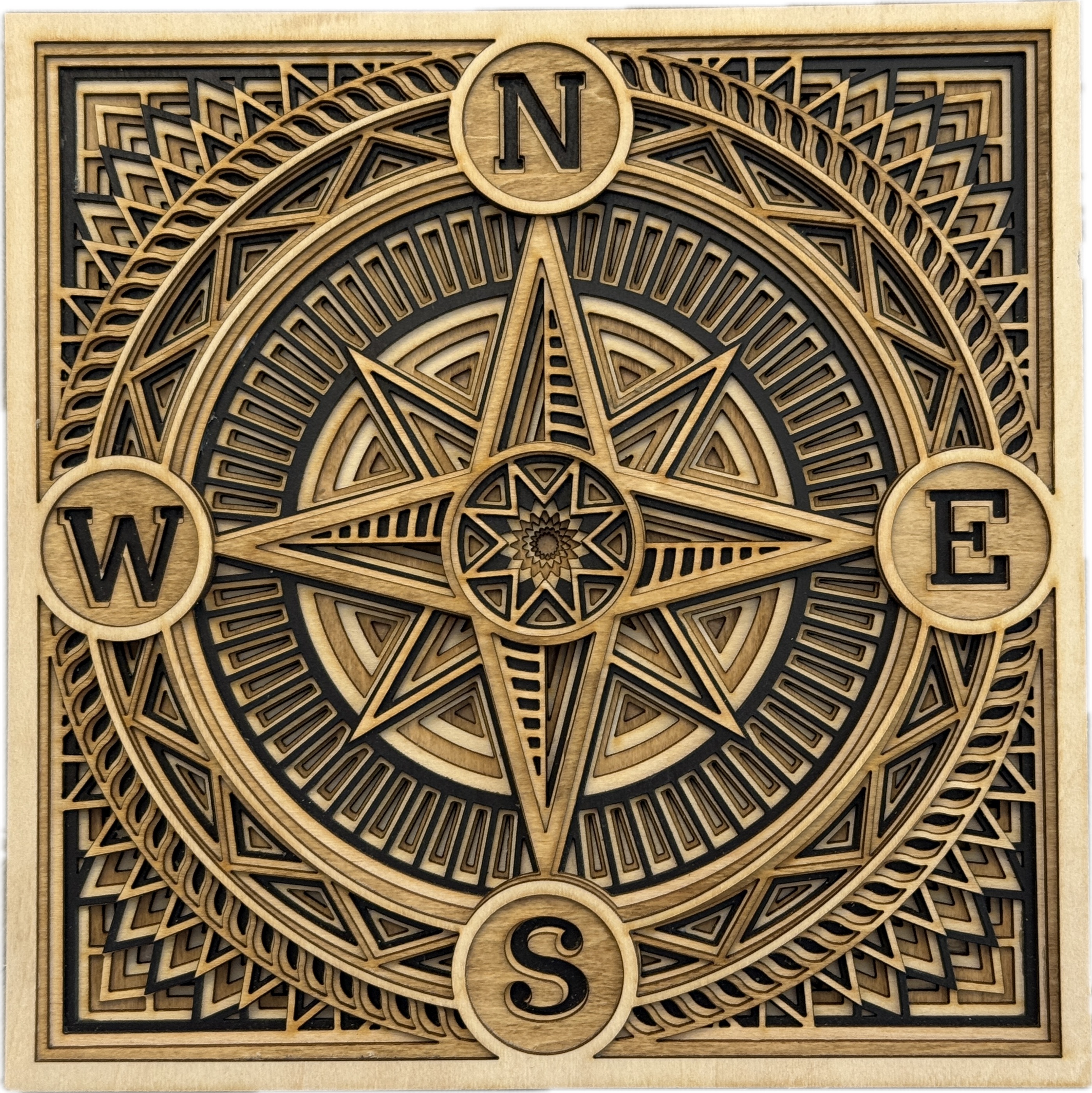 Multi-Layer Wind Rose Compass